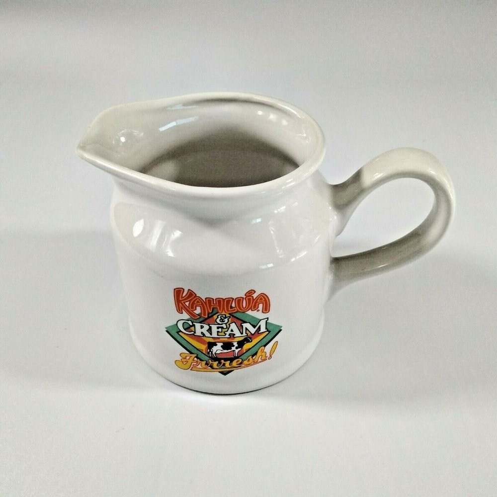Kahlua Cream Mini Pitcher Coffee Creamer Server Liqueur Collectable Bar Cow